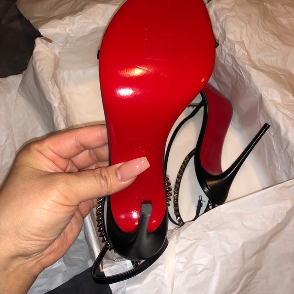 COPY - Christian Louboutins So Me Spike Sandal Sz. 39 - Picture 6 of 6